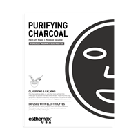 Product packaging for Esthederm Purifying Charcoal with a black and white design.