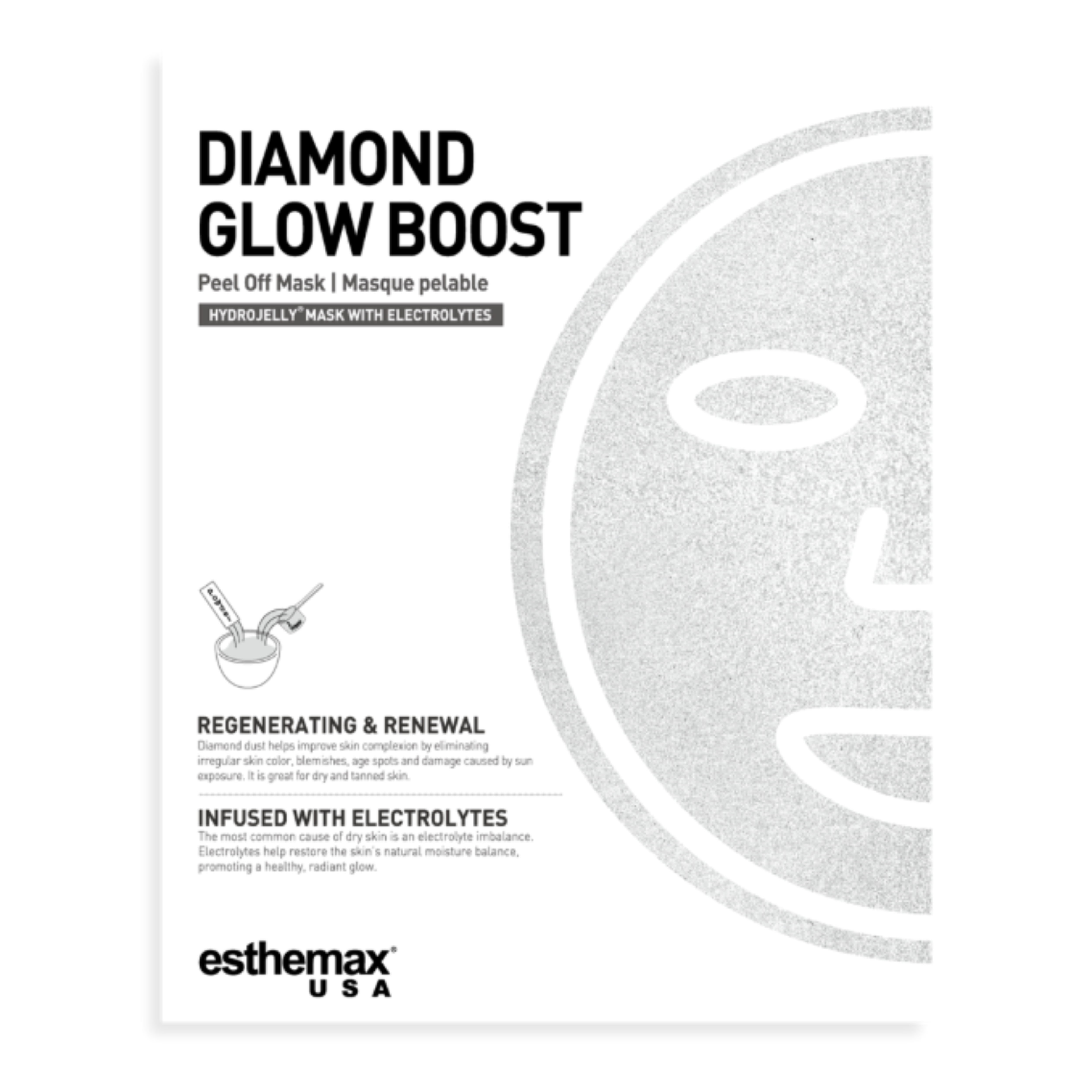 Esthemax Diamond Glow Boost Hydrojelly Mask