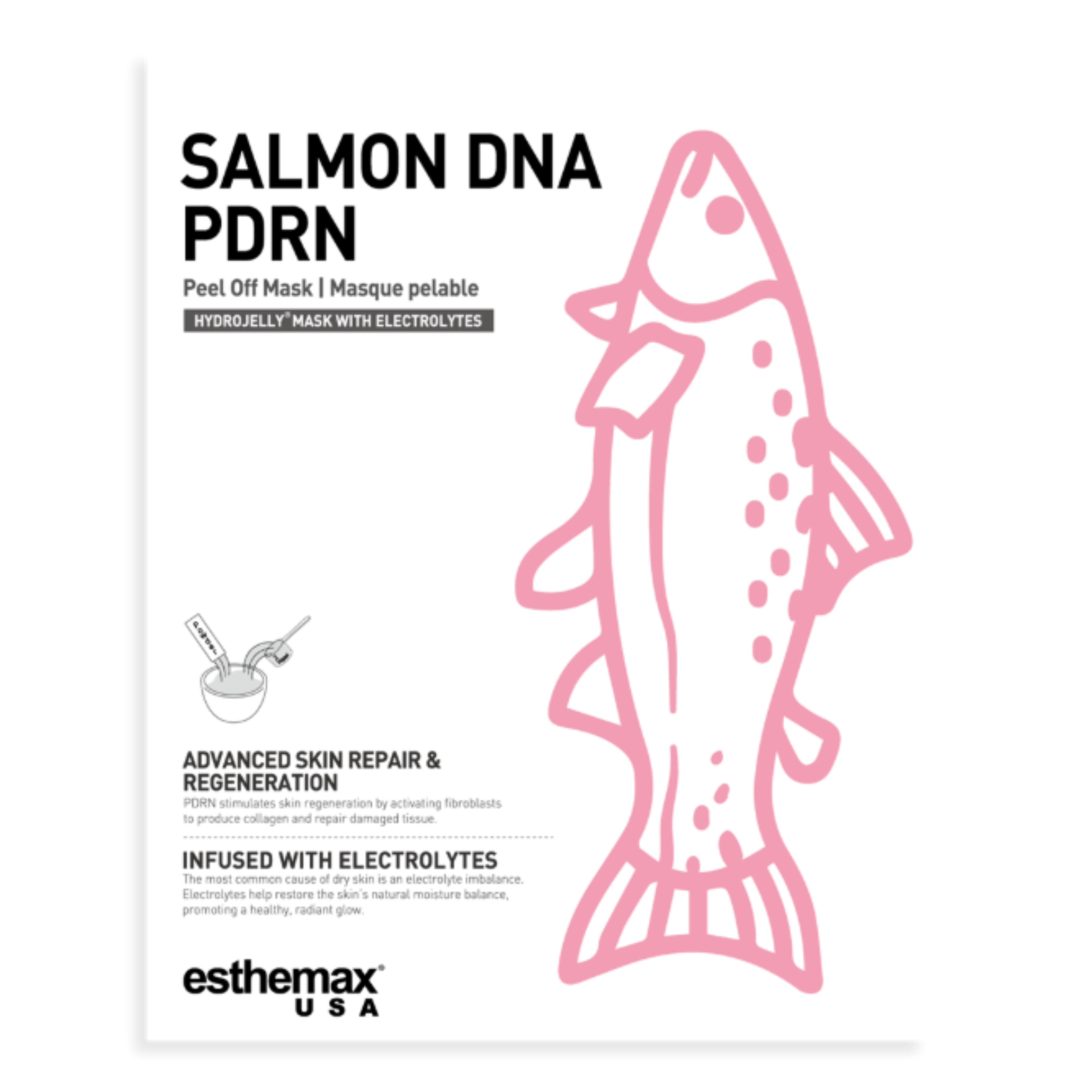 Esthemax Salmon DNA PDRN Hydrojelly Mask